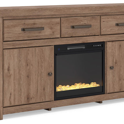 Garistyn - TV Stand With Fireplace Option