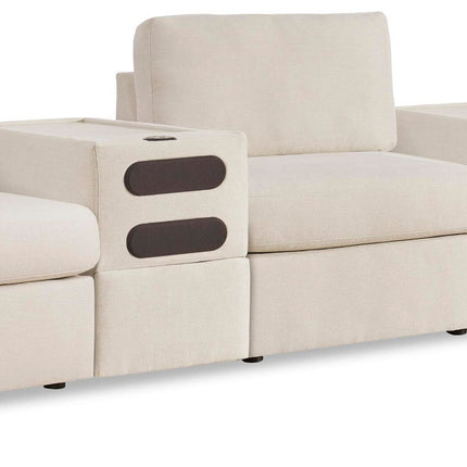Modmax - Straight Sectional - Oyster
