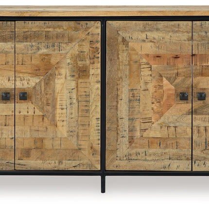 Camney - Accent Cabinet - Brown / Black