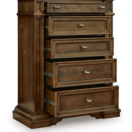 Frantanna - Five Drawer Chest - Brown
