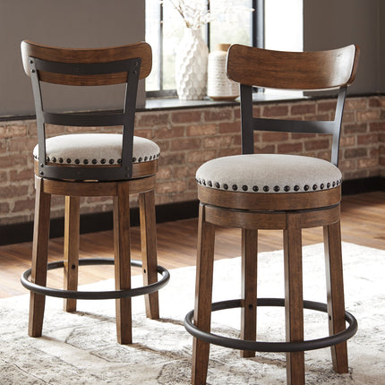 Valebeck - Full Back Swivel Stool