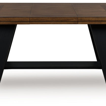 Greddinton - Dining Extension Table - Brown / Black