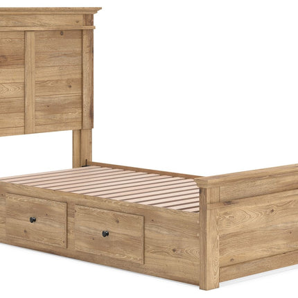 Makidern - Panel Storage Bed