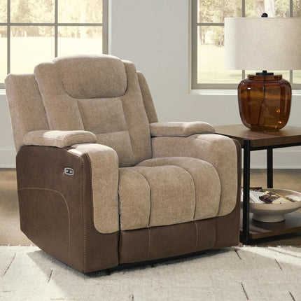 Mixed Motion - Power Recliner With Adjustable Headrest