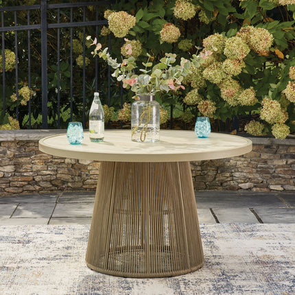 Orchard Beach - Outdoor Dining Table - Beige