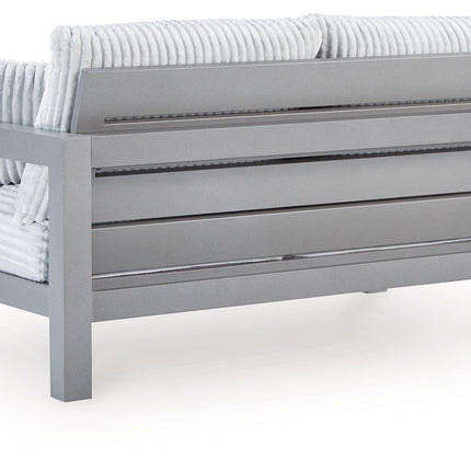 Hurley Park - Loveseat With Cushion - Gray