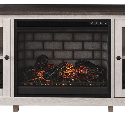 Dorrinson - TV Stand With Fireplace Insert