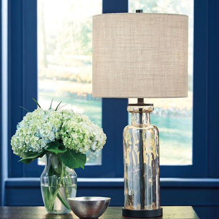 Laurentia - Glass Table Lamp  - Champagne