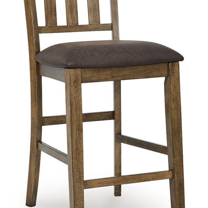 Urbinforte - Upholstered Barstool (Set of 2) - Light Brown