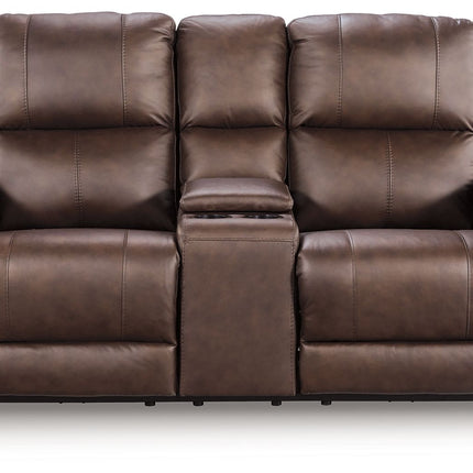 Bleckley - Power Reclining Loveseat With Console / Adjustable Headrest