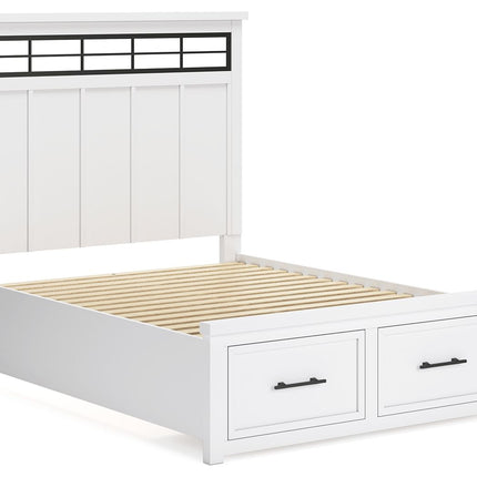 Ashbryn - Panel Storage Bed
