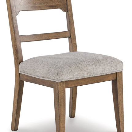 Cabalynn - Dining Uph Side Chair (Set of 2) - Oatmeal / Light Brown