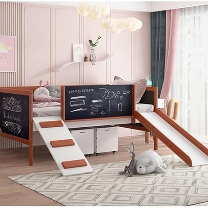 Aurea Twin Loft Bed W/Slide
