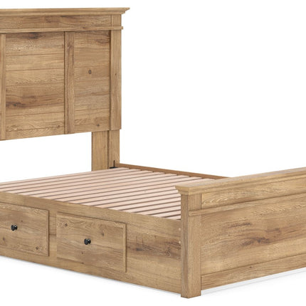Makidern - Panel Storage Bed
