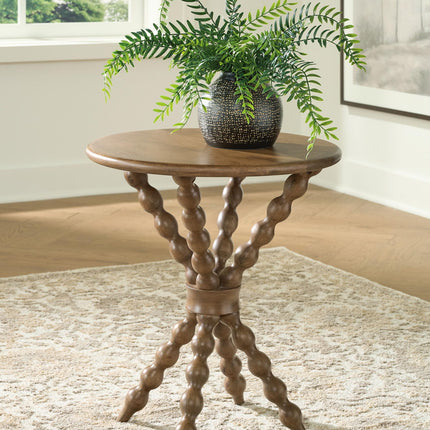 Jadner - Accent Table - Light Brown