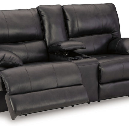 Mountainous - Power Reclining Loveseat With Console /Adj Headrest - Eclipse