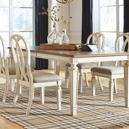 Realyn - Rectangular Dining Room Extension Table - Chipped White