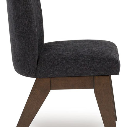 Dilenno - Dining Upholstered Side Chair (Set of 2) - Dark Brown