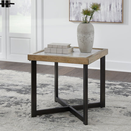 Montia - Square End Table - Multi
