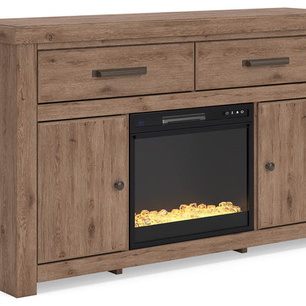 Garistyn - TV Stand With Fireplace Option