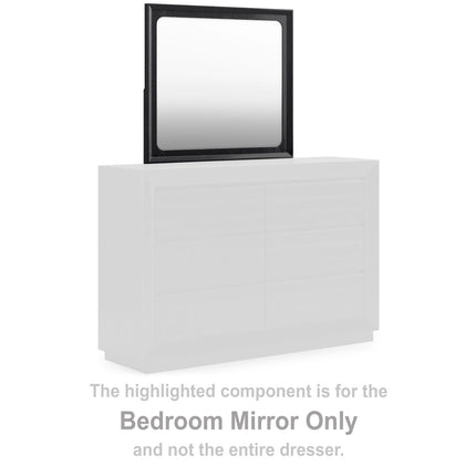 Londer - Bedroom Mirror - Black