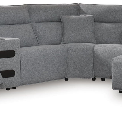 Modmax II - Reclining Sectional - Salt And Pepper