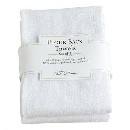 386339 White Flour Sack Towels