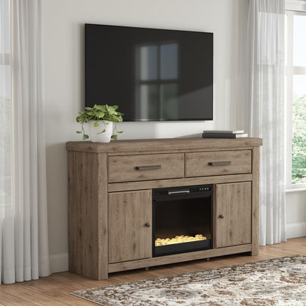 Garistyn - TV Stand With Fireplace Option