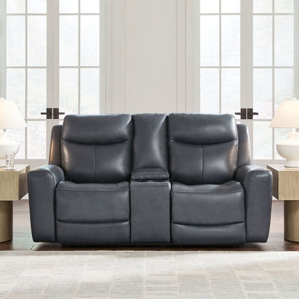 Next Move - Power Reclining Loveseat With Console / Adjustable Headrest