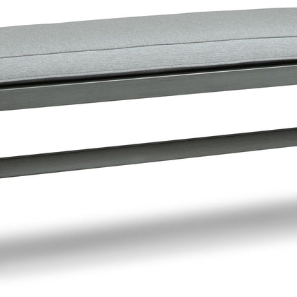 Elite Park - Bench With Cushion - Gray