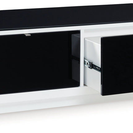 Gardoni - Rectangular Cocktail Table - White / Black