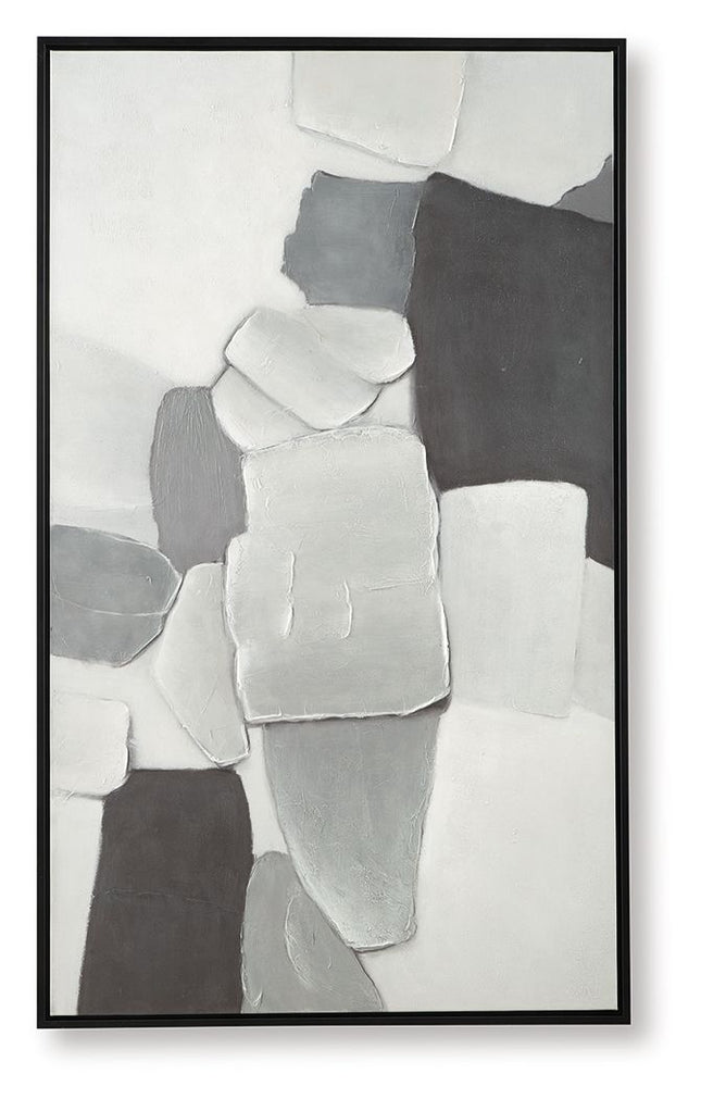 Adilson - Wall Art - White / Gray / Black