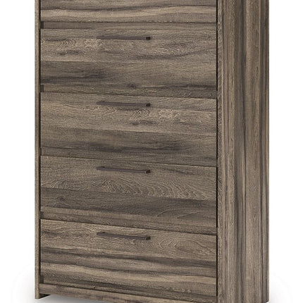 Elbrim - Five Drawer Chest - Brown