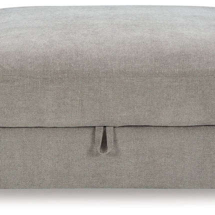 Aslan Court - Ottoman With Storage - Pebble