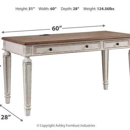 Realyn - Home Office Desk - Light Brown