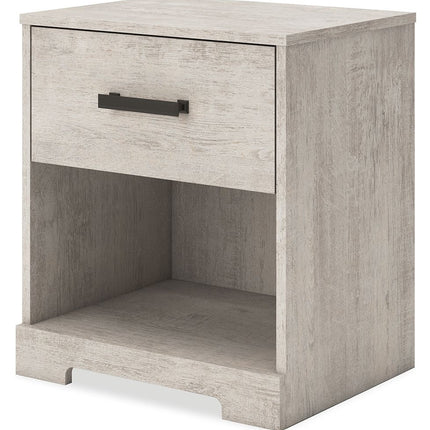 Shawburn - One Drawer Night Stand - Gray