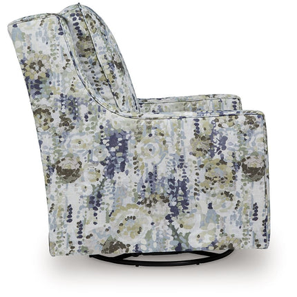 Dustinford - Swivel Glider Accent Chair - Multi