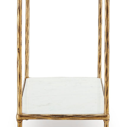 Plattfield - Bar Cart - Antique Gold Finish