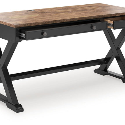 Wildenauer - Home Office Desk - Brown / Black