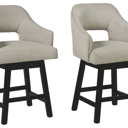 Tallenger - Upholstered Swivel Barstool (Set of 2)