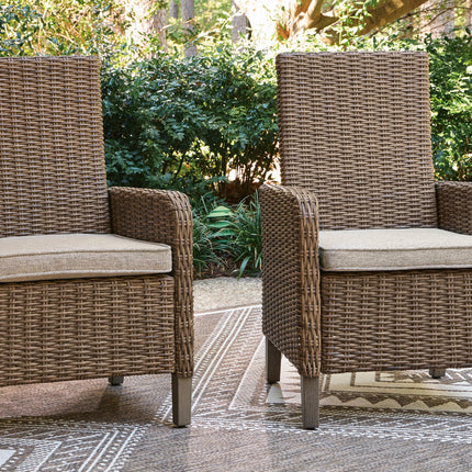 Laguna Heights - Arm Chair With Cushion (Set of 2) - Beige