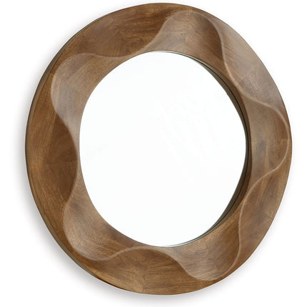 Aajon - Accent Mirror - Brown