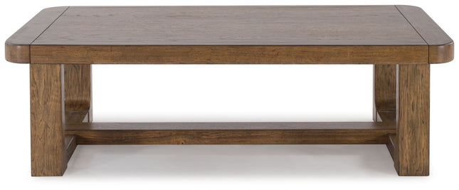 Cabalynn - Rectangular Cocktail Table - Light Brown