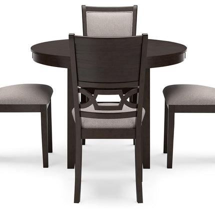 Langwest - Dining Room Table Set (Set of 5) - Brown