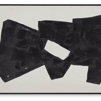 Garviery - Wall Art - Black / Cream