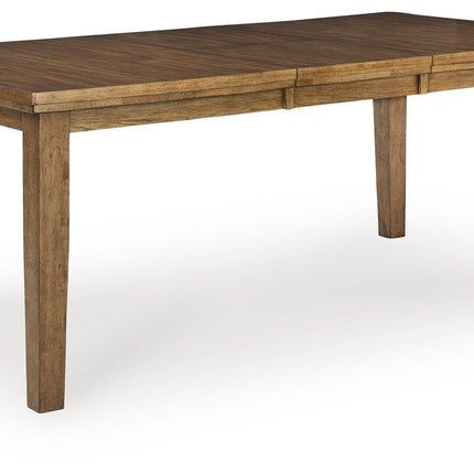 Urbinforte - Dining Room Butterfly Extension Table - Light Brown