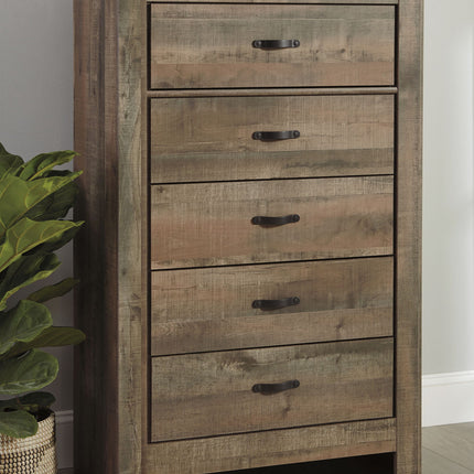 Trinell - Five Drawer Chest - Brown