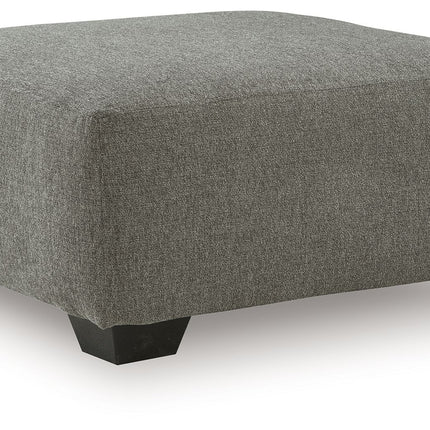 Clarington - 2 Pc. - 3-Piece Sectional And Oversized Ottoman - Greystone