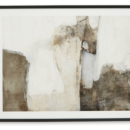 Aldricton - Wall Art - Brown / White