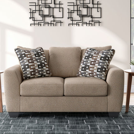 Triston-Peaks - Loveseat - Suede